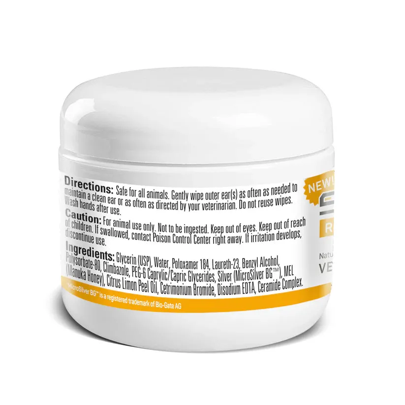 Rapid Ear Care Vet Strength Pet Wipes - 50ct
