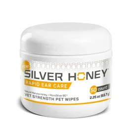 Rapid Ear Care Vet Strength Pet Wipes - 50ct