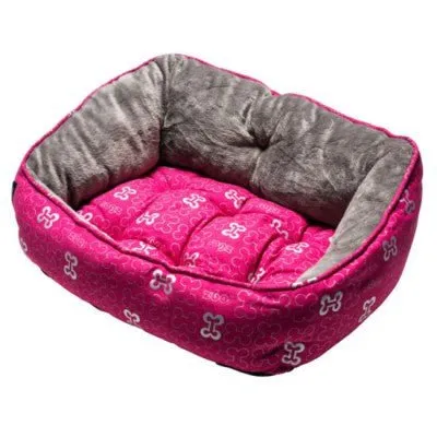 Rogz Trendy Podz Beds in Pink Bones (Small) SALE