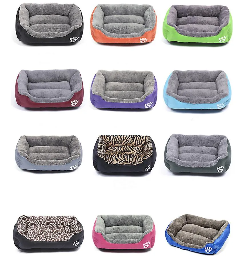 S 43*32cm wine red Pet cat, dog bed, soft and comfortable pet nest AZ21832