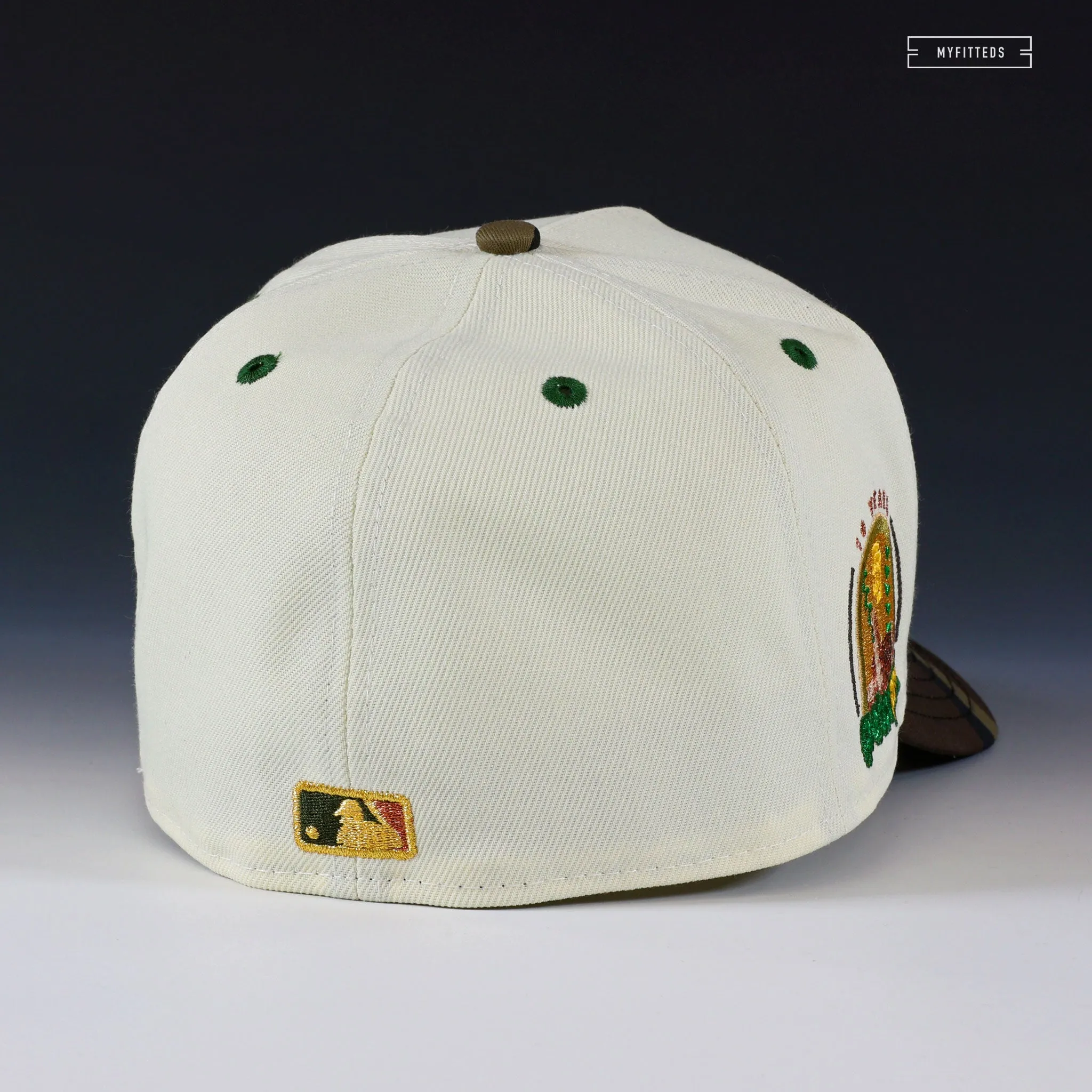 SAN DIEGO PADRES PETCO PARK 10TH ANNIVERSARY "OFF WHITE" A-FRAME 59FIFTY NEW ERA CAP