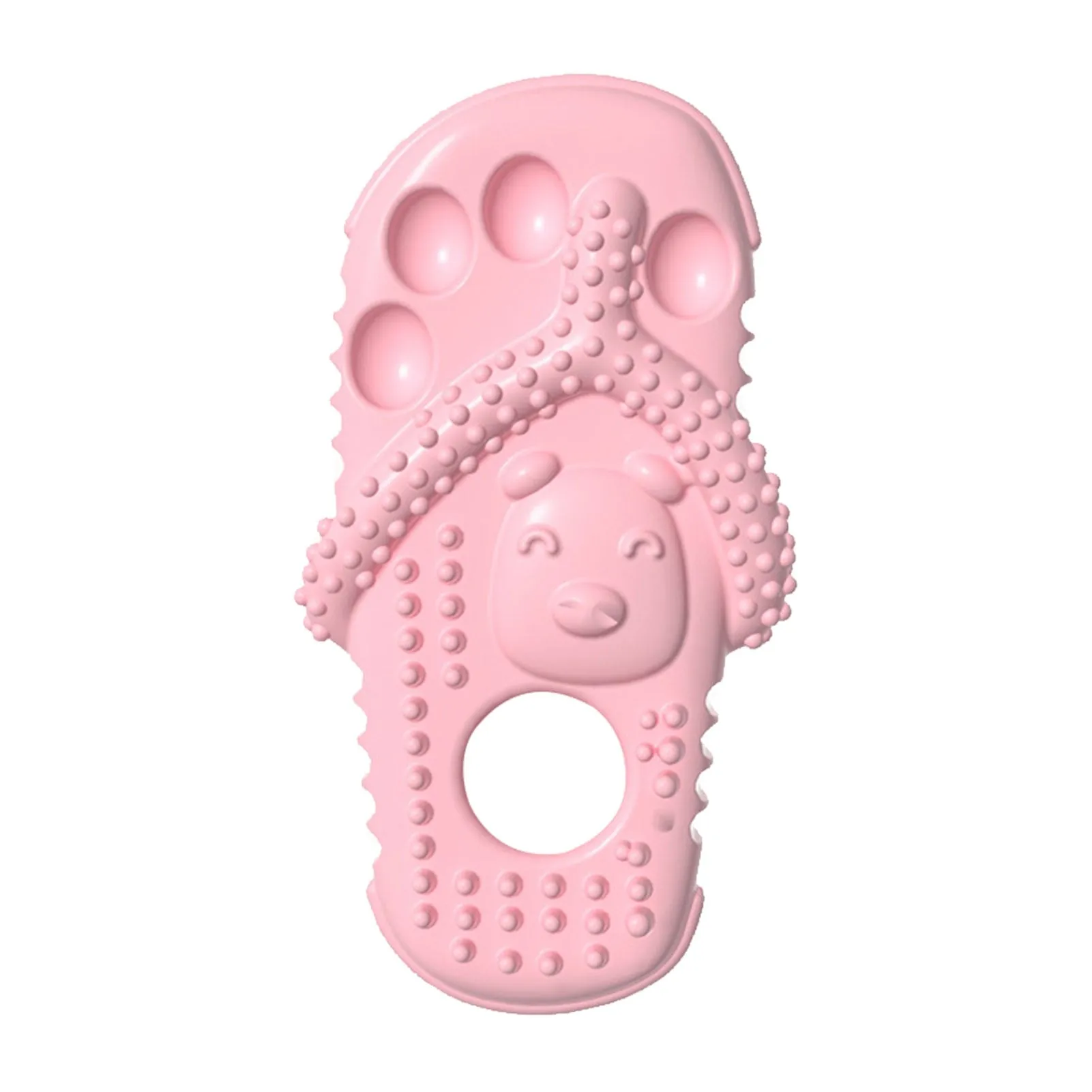 Slipper Shape Dog Chew Toys: TPR Dog Teething Toys for Interactive Fun and Boredom Relief