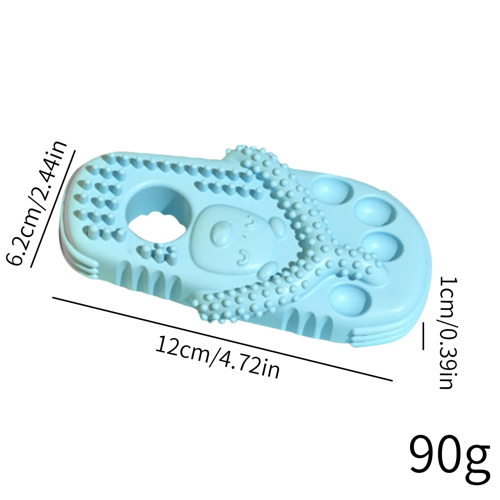 Slipper Shape Dog Chew Toys: TPR Dog Teething Toys for Interactive Fun and Boredom Relief