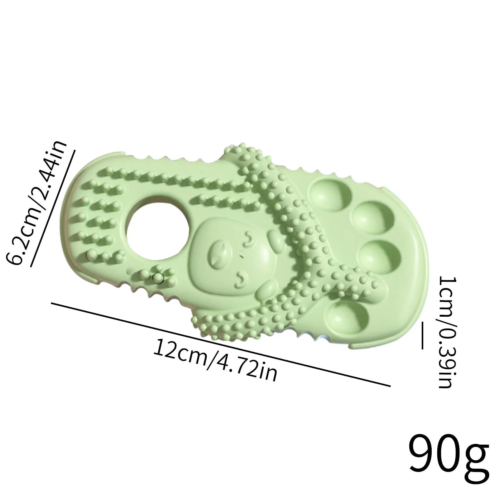 Slipper Shape Dog Chew Toys: TPR Dog Teething Toys for Interactive Fun and Boredom Relief
