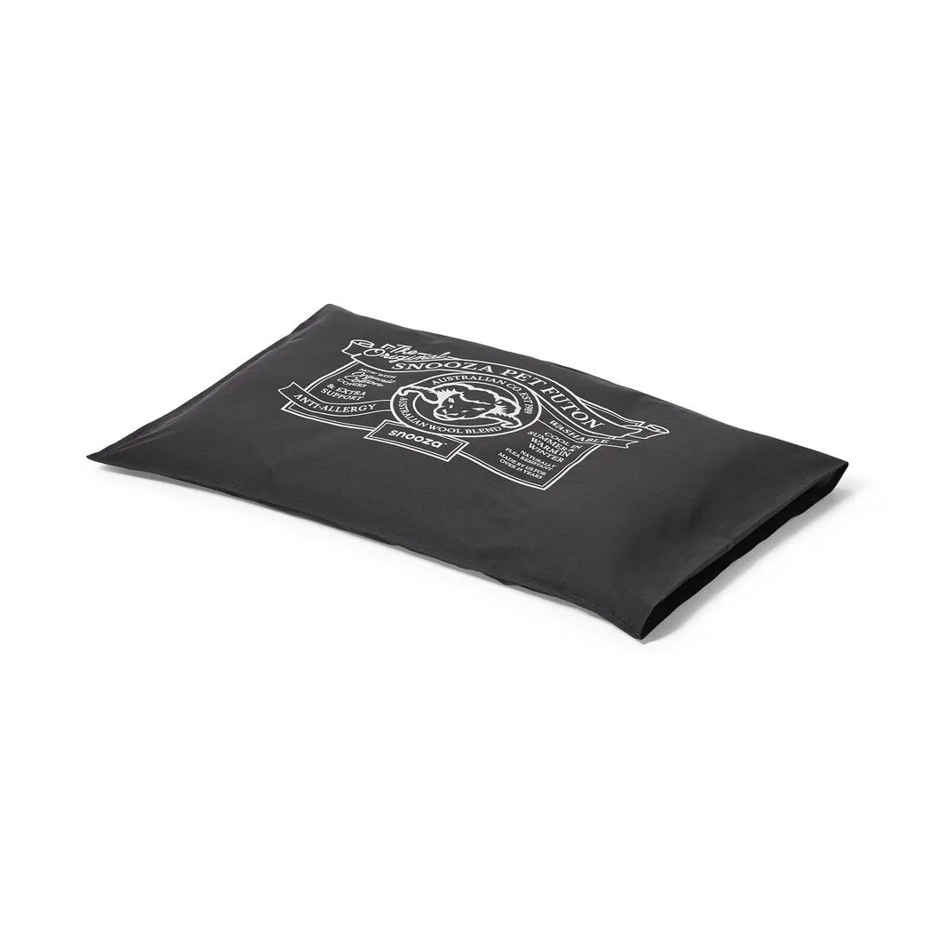 Snooza Organic Pet Futon Charcoal Dog Bed Mighty {)_(}