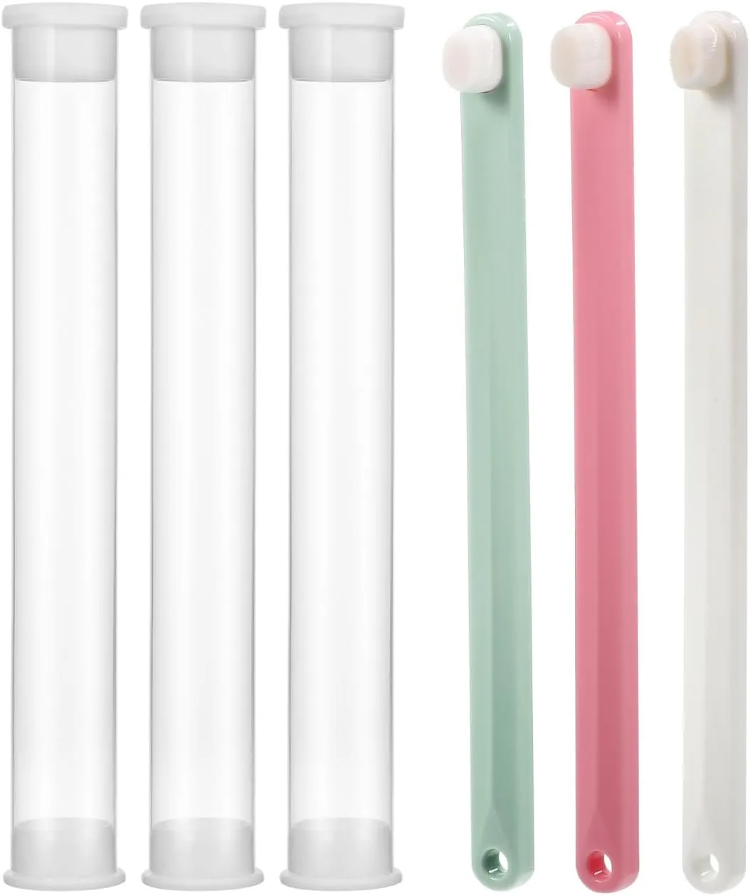 SUPVOX Pet Toothbrush-Extra Soft:Dog Toothbrush:Cat Toothbrushes Cleaning Brushes for Sensitive Pet Teeth & Gums Puppy Kitten Cats Small Breed Dogs-3 Pack Kit