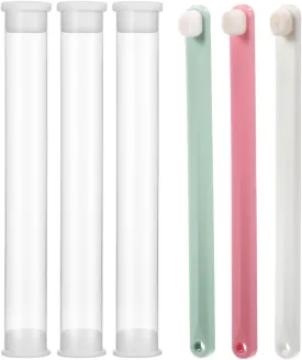 SUPVOX Pet Toothbrush-Extra Soft:Dog Toothbrush:Cat Toothbrushes Cleaning Brushes for Sensitive Pet Teeth & Gums Puppy Kitten Cats Small Breed Dogs-3 Pack Kit