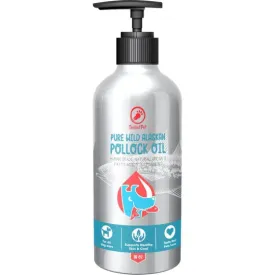 Tickled Pet Wild Alaskan Pollock Oil Dog and Cat Vitamins and Supplements - 16 oz Bottle