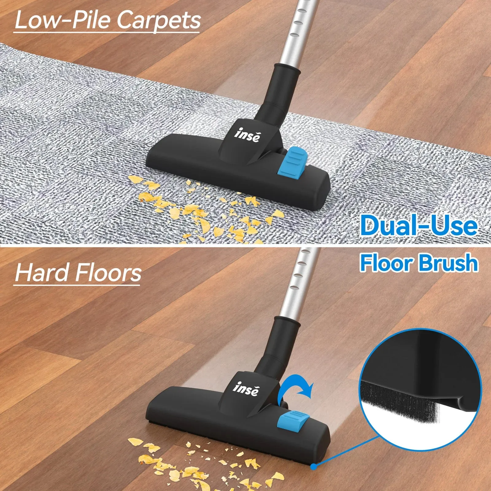 TurboClean SwiftPro 600W Stick Vacuum
