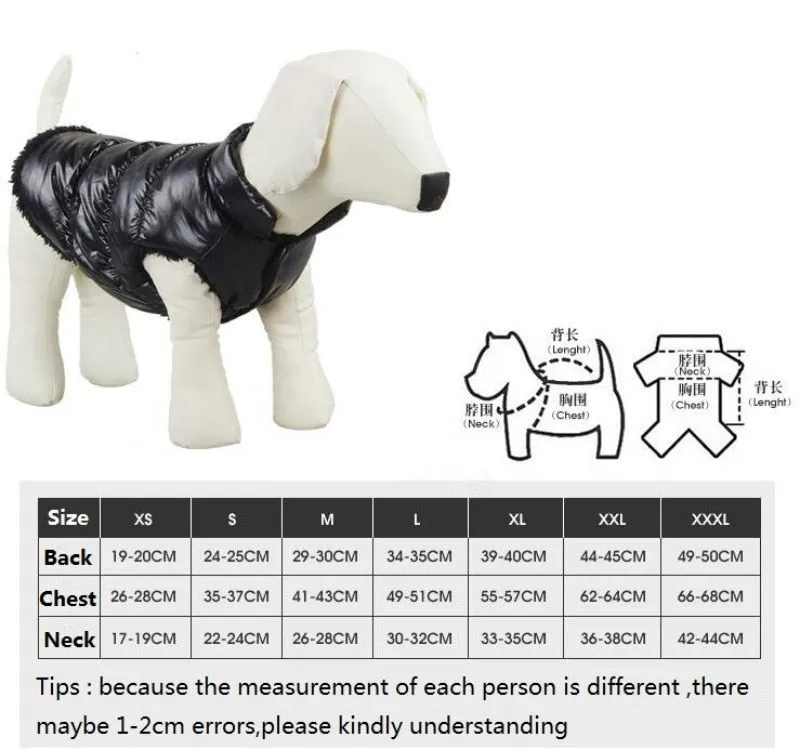Warm Dog Clothes Winter Fleece Inside Pet Vest Puppy Outfit Dog Jackets _mkpt44
