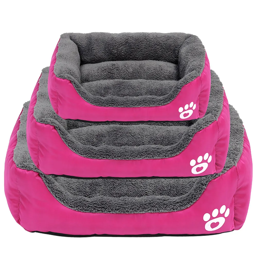 Warm Fleece Bed For Small & Medium Dogs and Cats