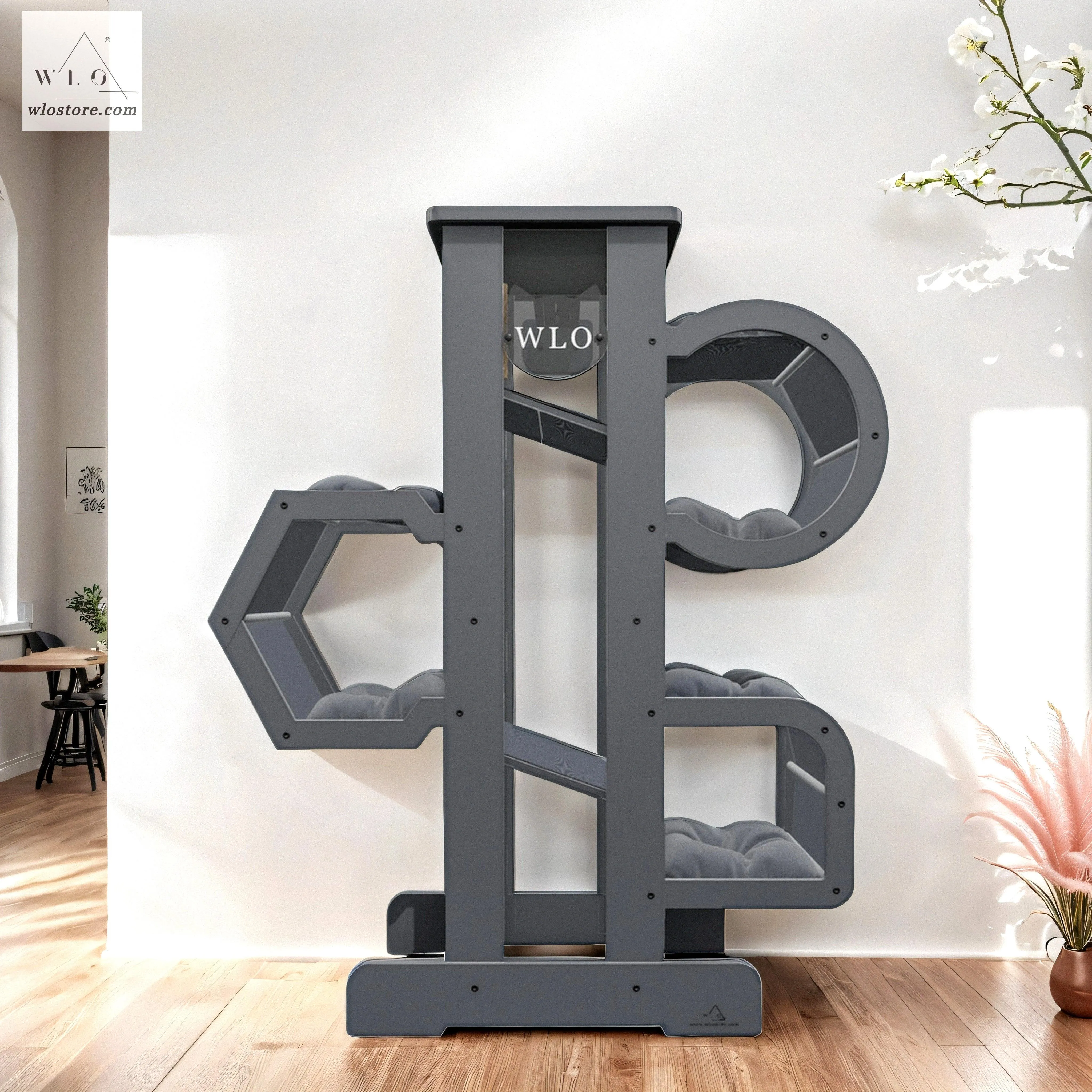 WLO® Gray Impera Modern Cat Tree