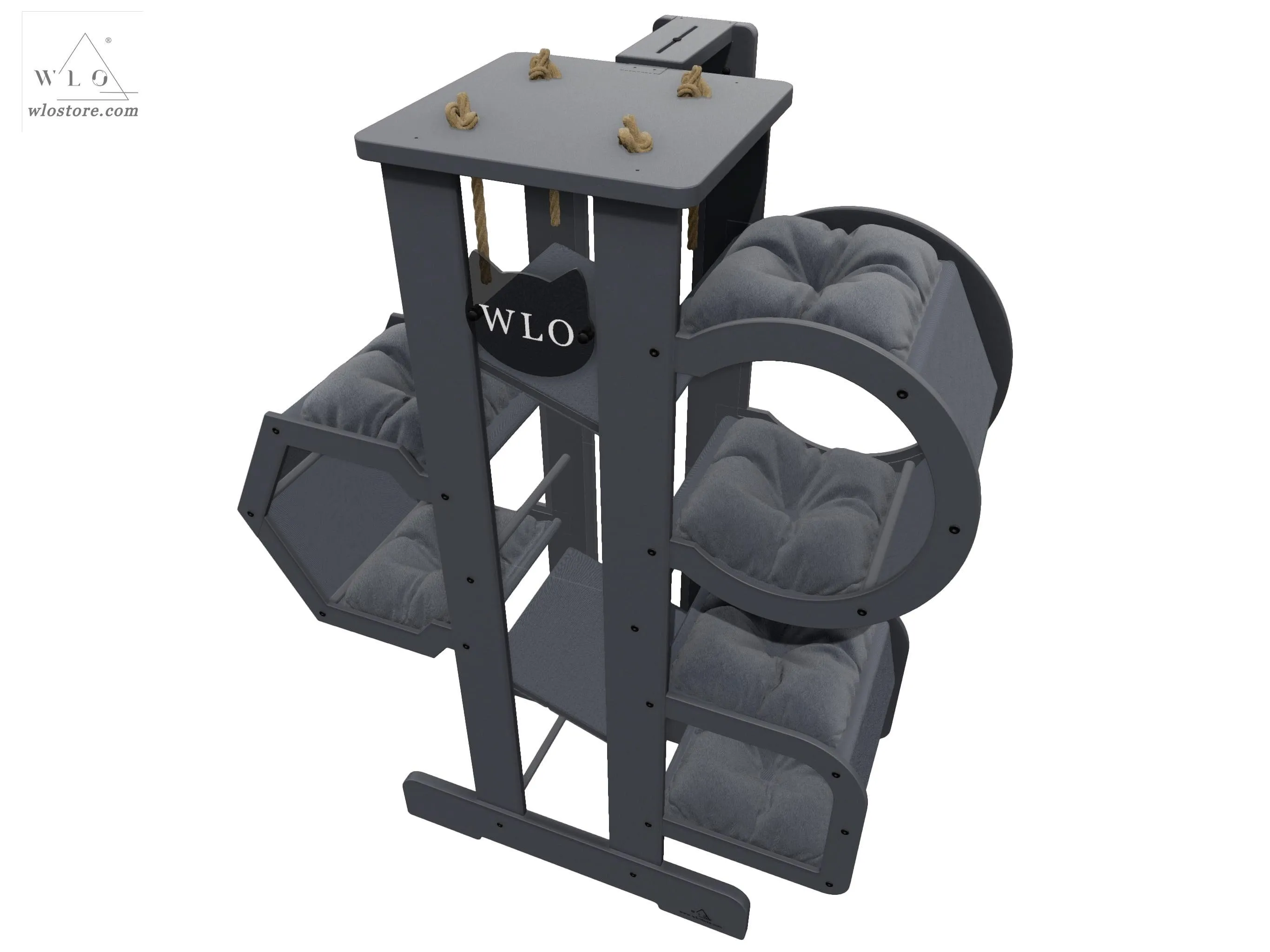 WLO® Gray Impera Modern Cat Tree