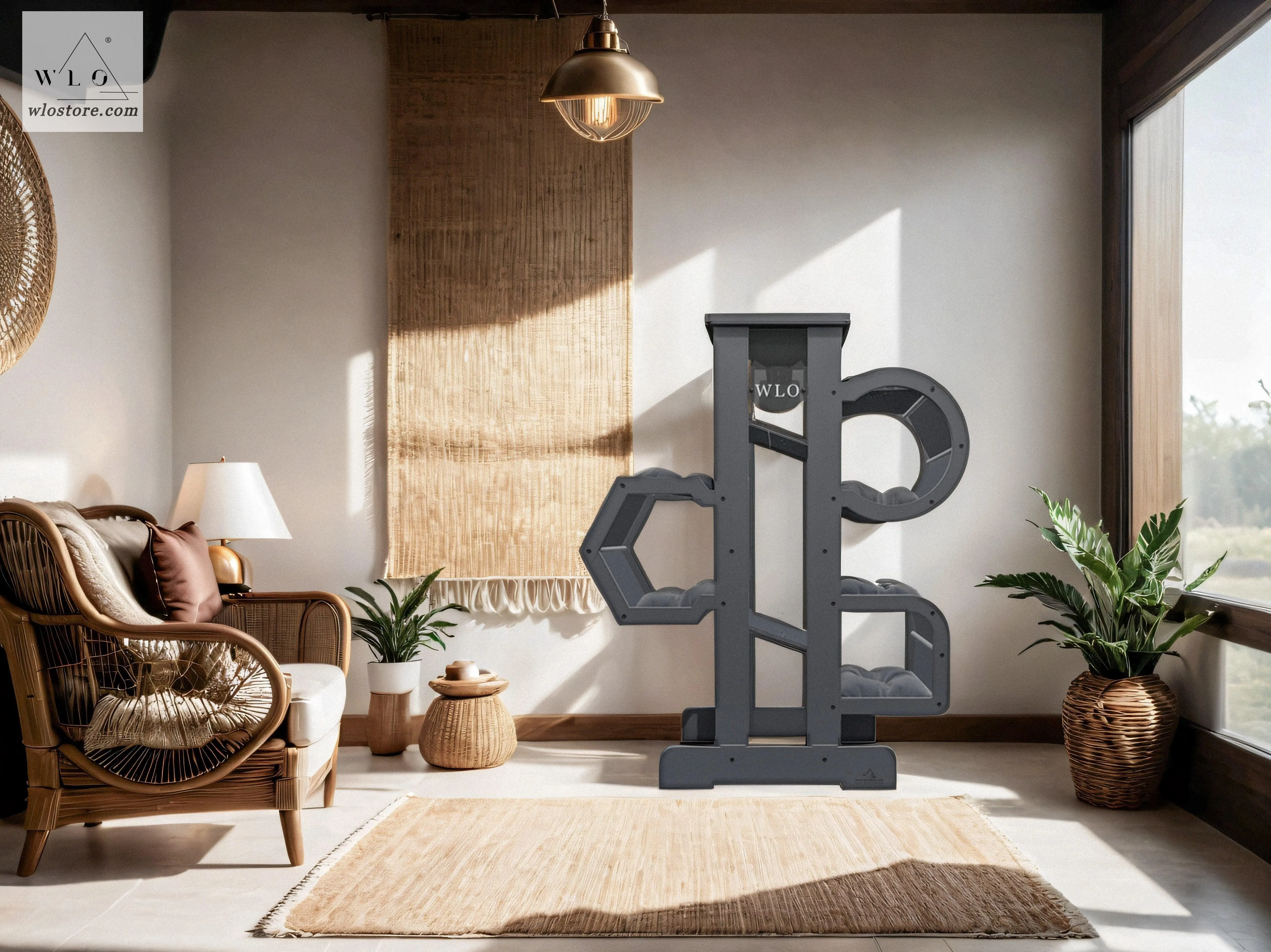 WLO® Gray Impera Modern Cat Tree
