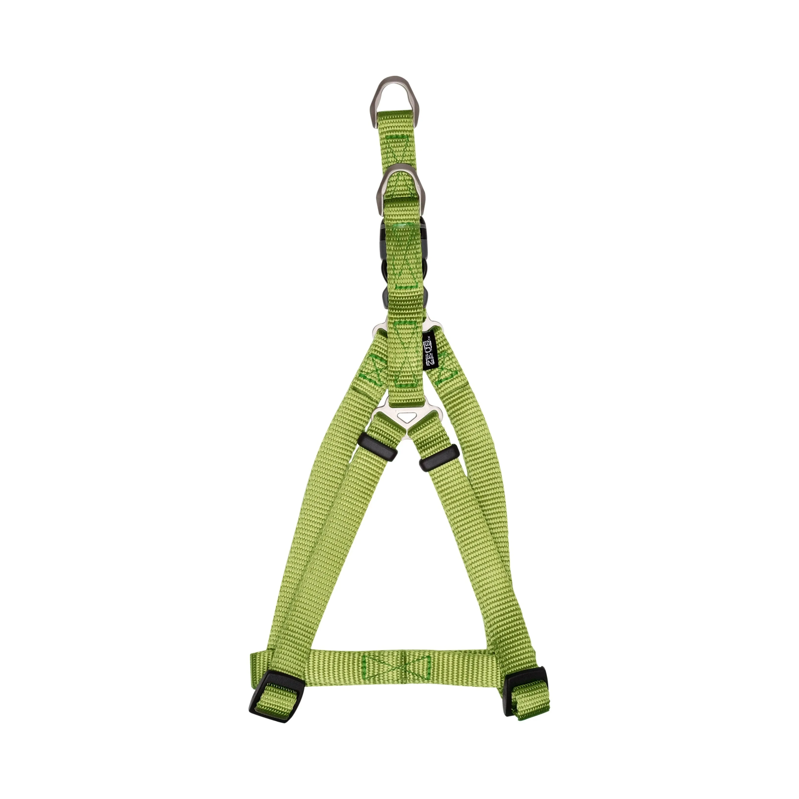 Zeus Nylon Step-In Dog Harness Olive