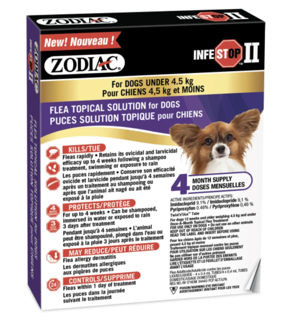 Zodiac ll Infestop Topical for Dogs