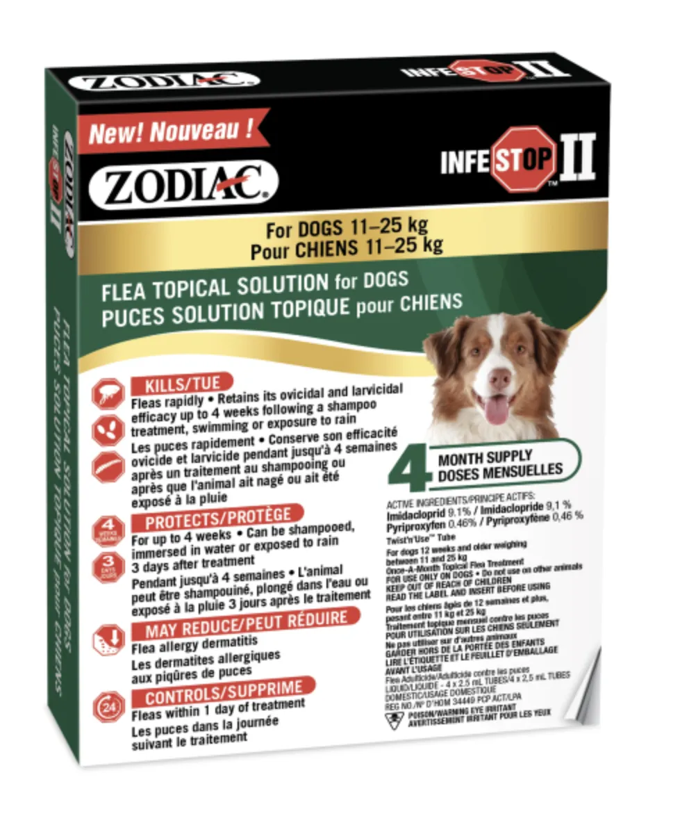 Zodiac ll Infestop Topical for Dogs