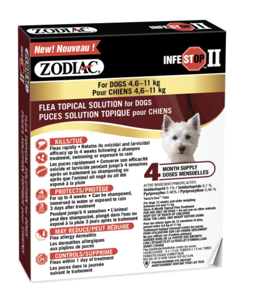 Zodiac ll Infestop Topical for Dogs