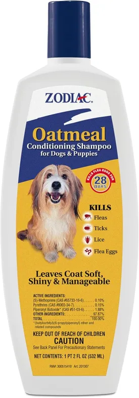 ZODIAC OATMEAL SHAMPOO 18oz